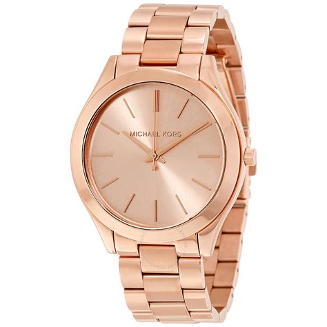 michael kors big rose gold watch|rose gold mk watch men.